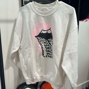 RAD WHITE CREWNECK